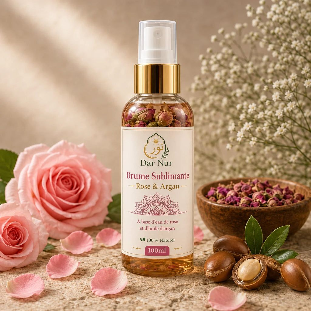 Brume Sublimante Rose & Argan — Dar Nūr