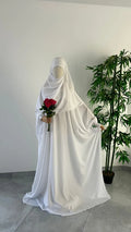 Ensemble Nissah Mastoura Blanc — Dar Nūr