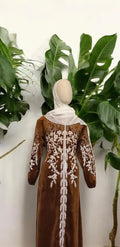 Abaya Chita — Marron — Dar Nūr