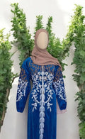 Abaya Chita — Bleu roi — Dar Nūr