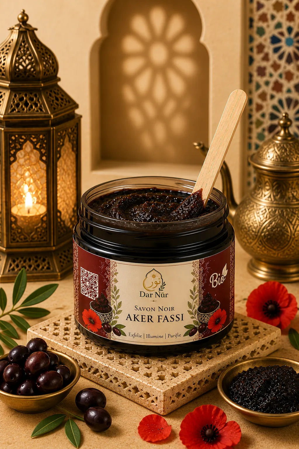 Savon Noir Aker Fassi — Dar Nūr