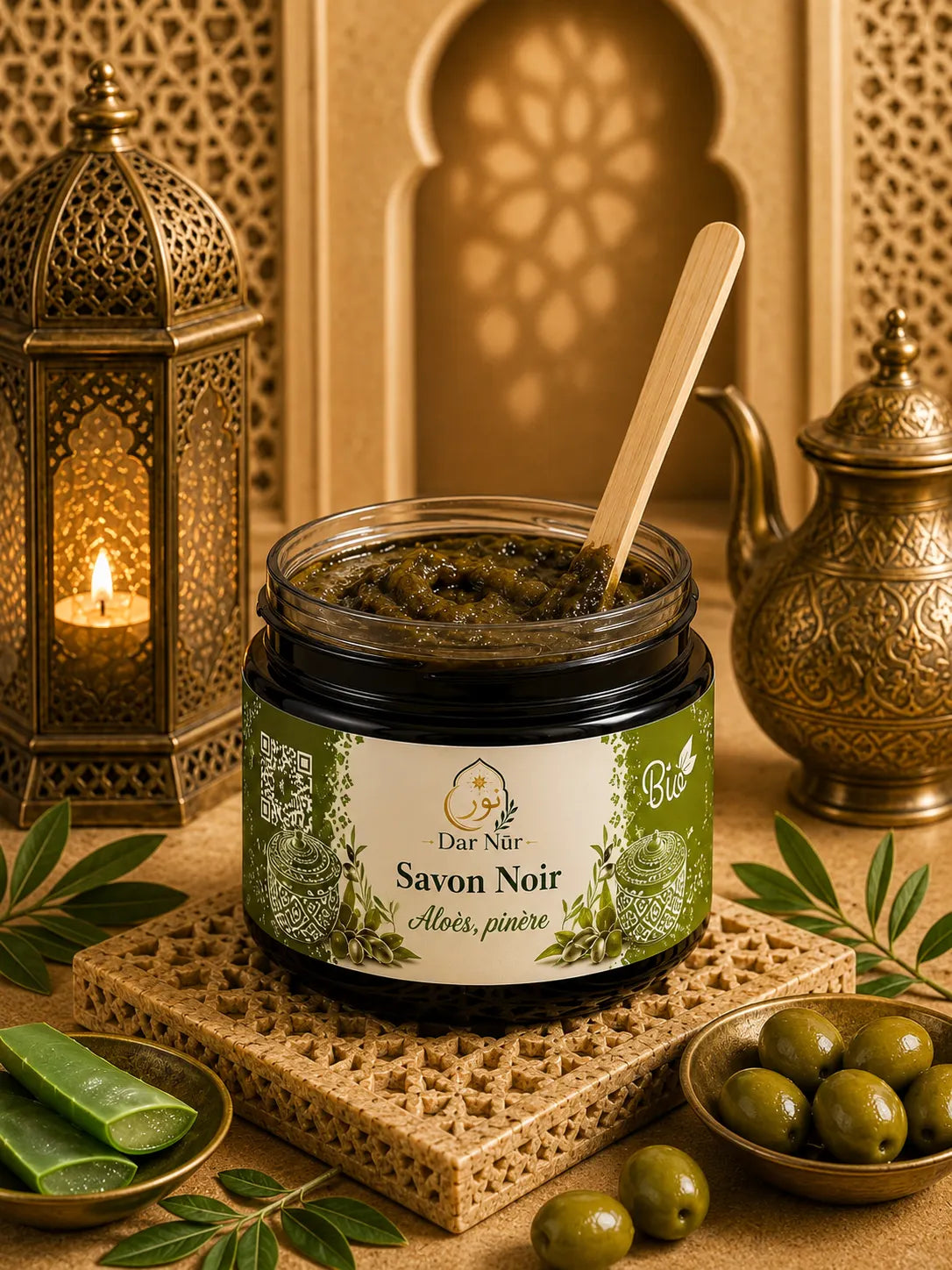 Savon Noir Aloès Pinère — Dar Nūr