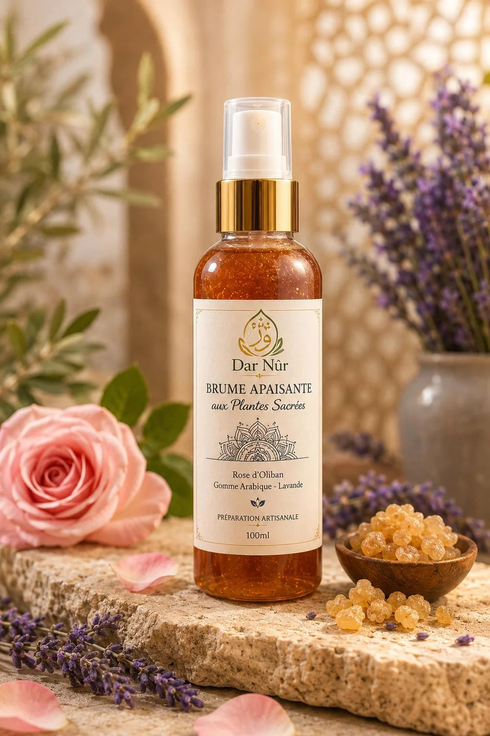 Spray Apaisante aux Plantes Sacrées — Dar Nūr