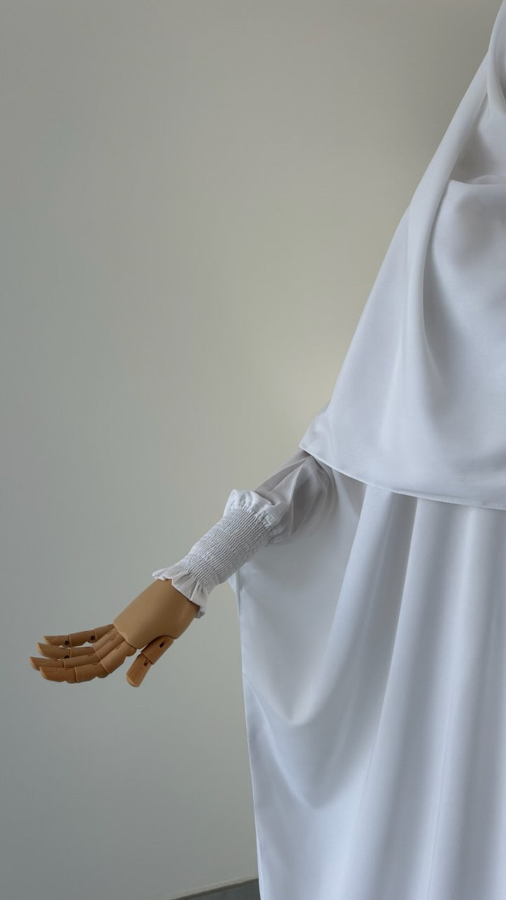Ensemble Nissah Mastoura Blanc — Dar Nūr